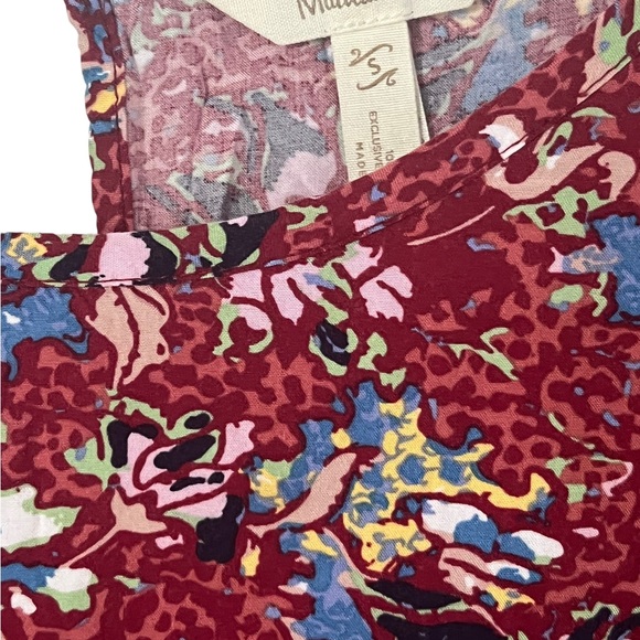 MATILDA JANE Lovely Menagerie Dress Orange & Burgundy Floral Shift - Picture 5 of 7